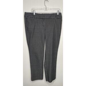 ANN TAYLOR LOFT RIVIERA STRIPED CROP PANTS – WOMEN’S SIZE 10 (MARISSA FIT)